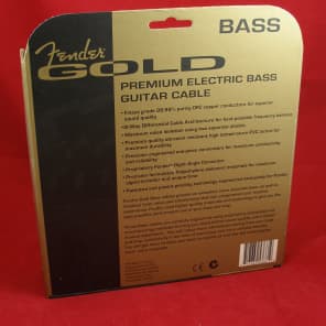 Fender 12' Gold Bass Guitar Cable image 4