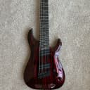 Schecter C-8 Silver Mountain Multiscale, Blood Moon