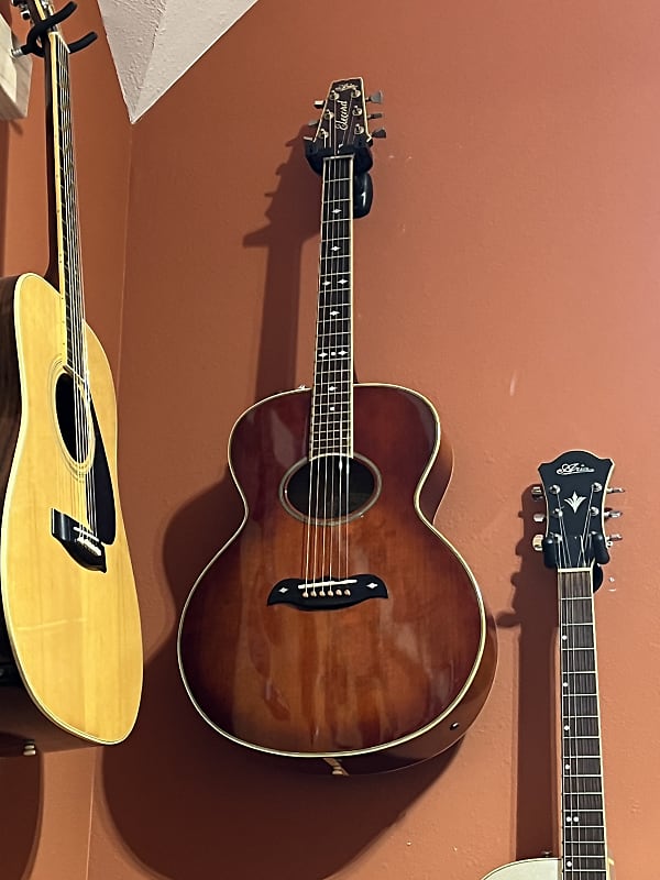 ★Aria.Erecord. FE-70エレアコ★ハードケース付き★ Aria FE-70 Elecord - Acoustic-Electric Guitar - 80s Japan | Reverb