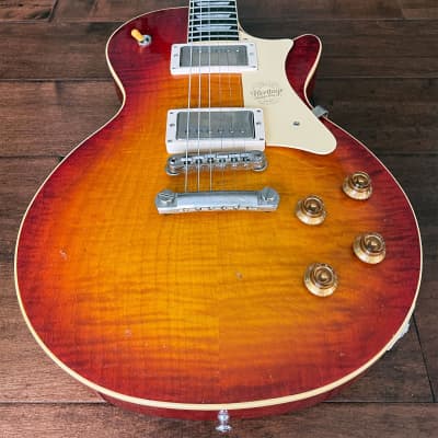 Heritage Custom Shop Core H-150 Guitar Aged Dark Cherry Burst HC1230436 image 6