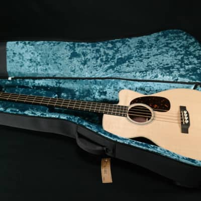 Martin Guitar BC-16E with Gig Bag, Acoustic-Electric Bass Guitar, Sitka Spruce and East Indian Rosewood Construction, Gloss-Top Finish, M-14 Fret, and Low Oval Neck Shape 198 image 7