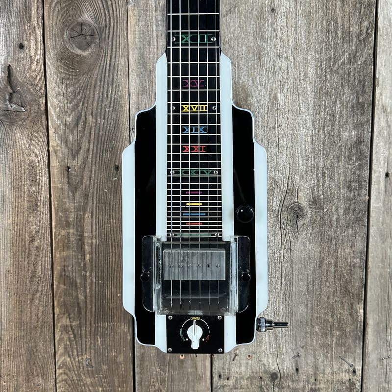 National New Yorker Lap Steel 1947 - Black and White | Reverb