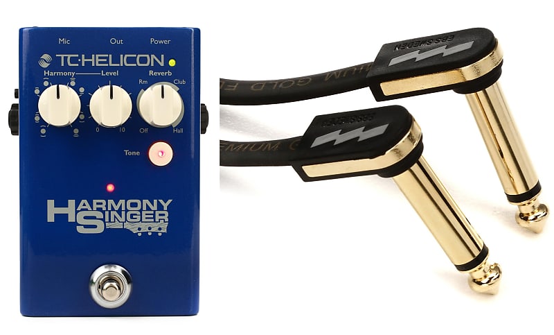 Premium　with　Right　to　Cable　Angle　Patch　Singer　Vocal　Gold　Angle-　Flat　Pedal　Harmony　Harmony　Reverb　Right　TC-Helicon　and