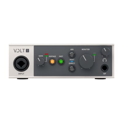 Universal Audio VOLT-1 USB Audio Interface with Curated Suite of Audio Software and Vintage Mic Preamp Mode for Singers, Guitarists, and Content Creators image 1