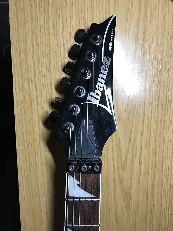 Ibanez Rg 350EXZ Black with crystal blue mirror pickguard Ibanez Rg 350EXZ Black with crystal blue mirror pickguard