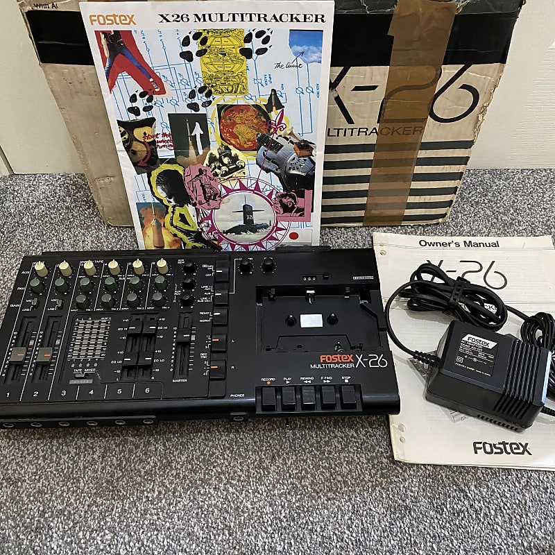 FOSTEX X26 vintage analog 4 track multitrack cassette Reverb UK