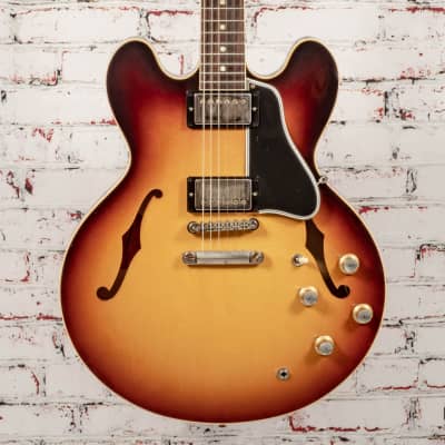 Gibson - 1961 ES-335 Reissue - Electric Guitar - VOS Vintage Burst - w/ Black/Yellow Custom Hardshell Case - x1506 for sale