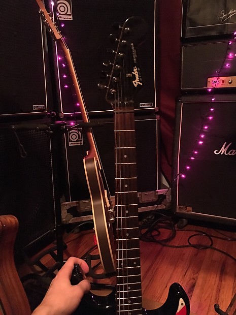 Fender Japan Stratocaster ( Neck Only ) 80s Black Headstock