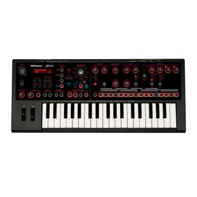 Roland JD-XI 37-Key Four Simultaneous Effects Sections Compact Interactive Analog/Digital Crossover Synthesizer with a Sturdy Gooseneck Mic and Pro Drum Kits (Black)