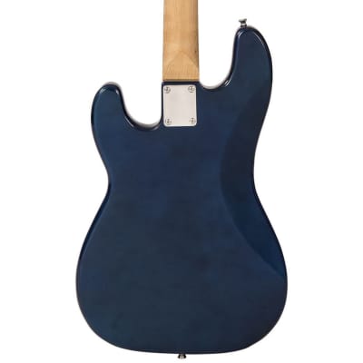 Vintage V40 Coaster Series Bass Guitar ~ Candy Apple Blue image 3