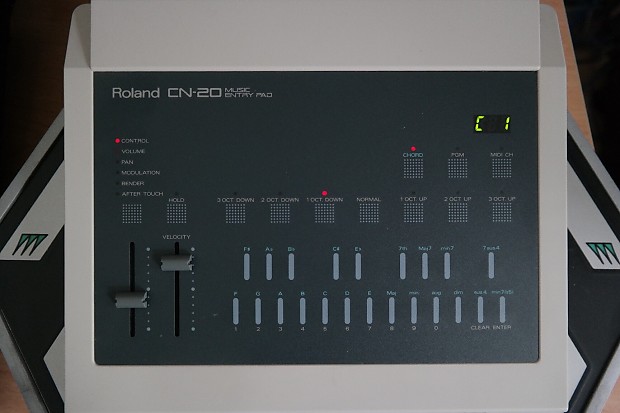 Roland ローランド CF-10/CN-20 MIDI機器 フェーダー ENTRY PAD
