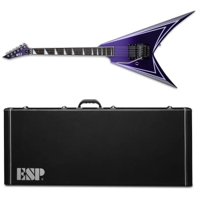 ESP LTD ALEXI HEXED SAWTOOTH LH Purple Fade w/ Pinstripes Laiho Left Handed - Brand New image 1
