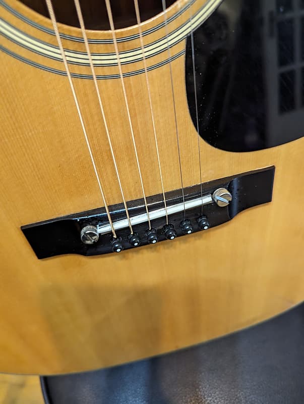 Aria A9600 Dreadnought Acoustic Guitar 1970's Japan | Reverb