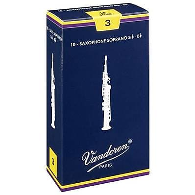 Boite de 5 anches Vandoren Java Rouge pour Saxophone Ténor