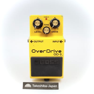 ②BOSS / OD-3 Over Drive Boss OD-3 OverDrive (Silver Label) Yellow - K&S Music Center LLC