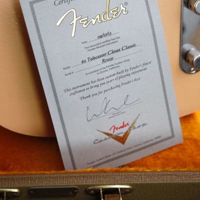 Fender Custom Shop 1960 Telecaster Closet Classic Shell Pink Pre-Owned image 19