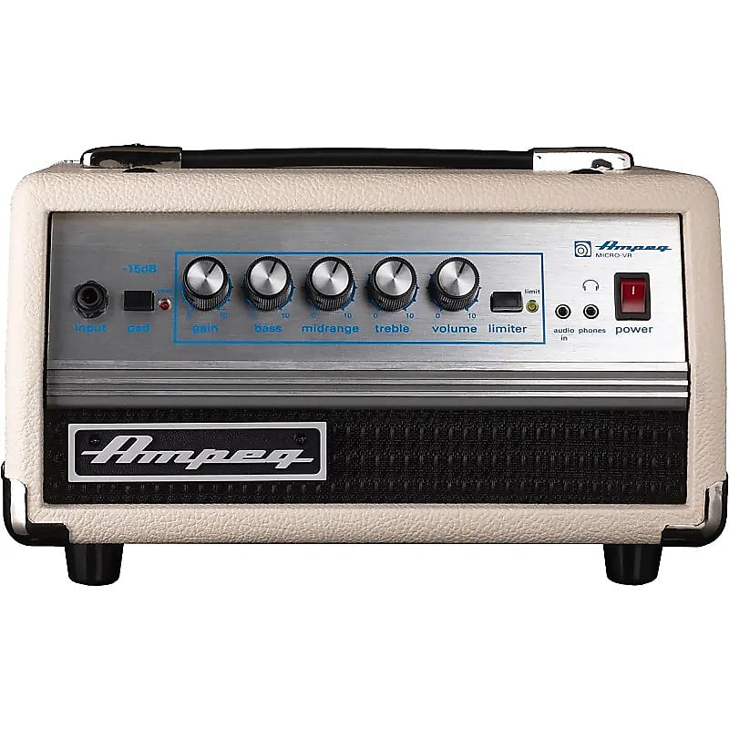 Ampeg Micro-VR 200 Watt Bass Head - White (Limited Edition)