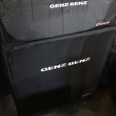 GENZ BENZ El Diablo 100 and g flex 4-12 BOUTIQUE cabinet Black with foot switch pedal image 3