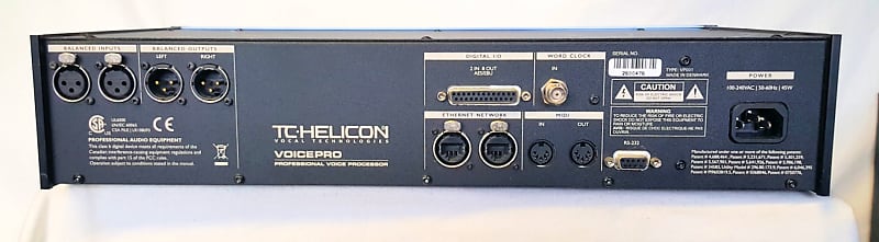 TC ELECTRONIC Helicon Voice Pro - Powerful Vocal Processor | Reverb