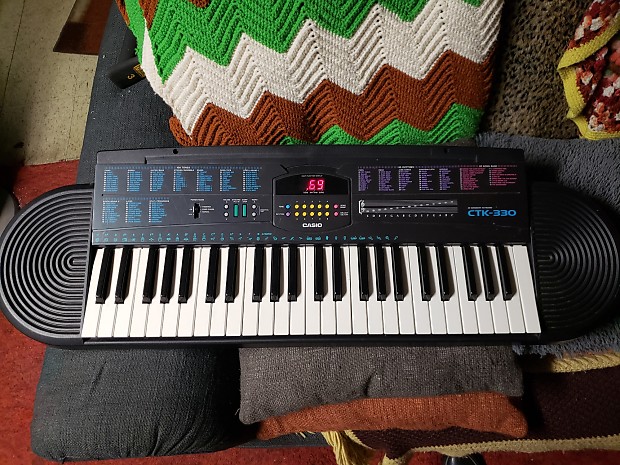 Vintage Casio CTK 330 Keyboard 49 Keys 100 Tones 50 Rhythms 20