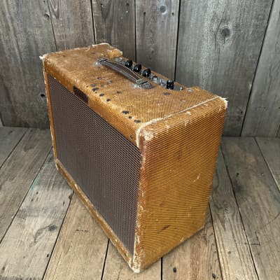 Fender Deluxe Tweed 5E3 Small Box 1955 - Tweed image 3
