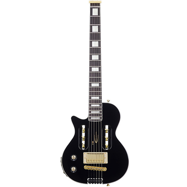 Traveler EG 1 Custom Electric Travel Guitar Left Handed Black