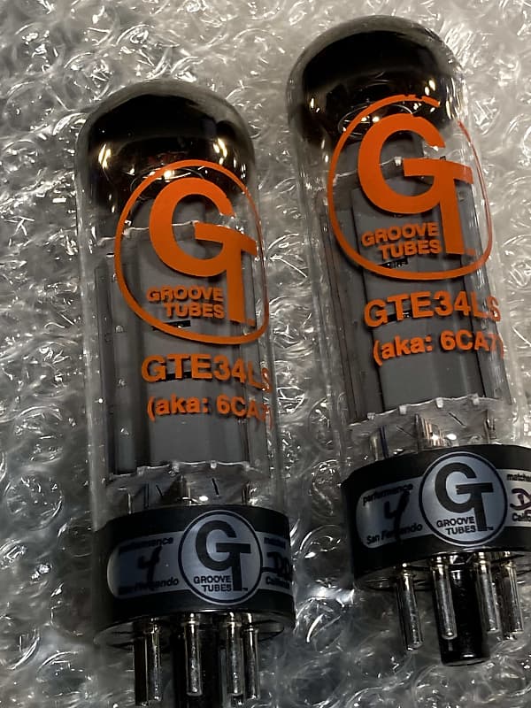 Guitar Amp Tubes Groove Tubes GT-E34L-SQ Matched Power Tube