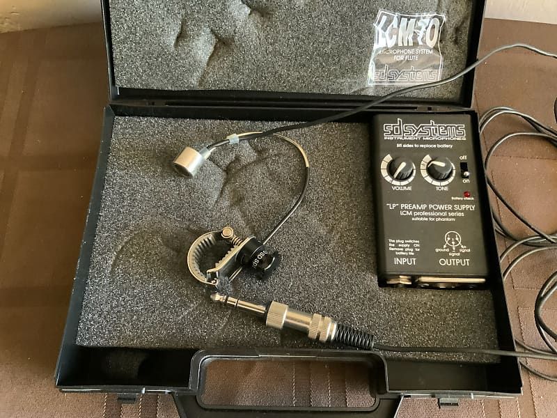 SD Systems LCM 70 FLUTE MIC with Preamp and Case image 1
