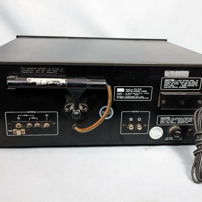 Vintage Sansui TU-517 HiFi Stereo AM/FM Tuner - 1978 Black image 7