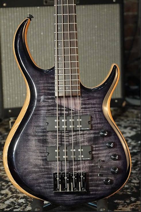 Sire Marcus Miller 2nd Gen M7 Swamp Ash 4-String Bass Guitar, Transparent  Black Burst