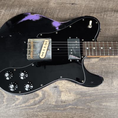 MyDream Partcaster Custom Built - Relic Black over Purple Custom 72 image 3