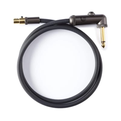 (3) D’Addario 2.5’ Right Angle Wireless Instrument Transmitter Cables with Mute button, DIY Customizable “Solder-less” cable with cutter tool. image 2