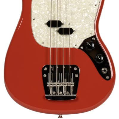 New Fender Vintera '60s Mustang Bass Fiesta Red (PDX) image 3
