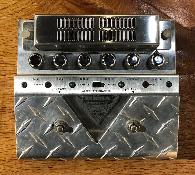 Mesa Boogie V-Twin preamp pedal - Silver (no power supply) image 1