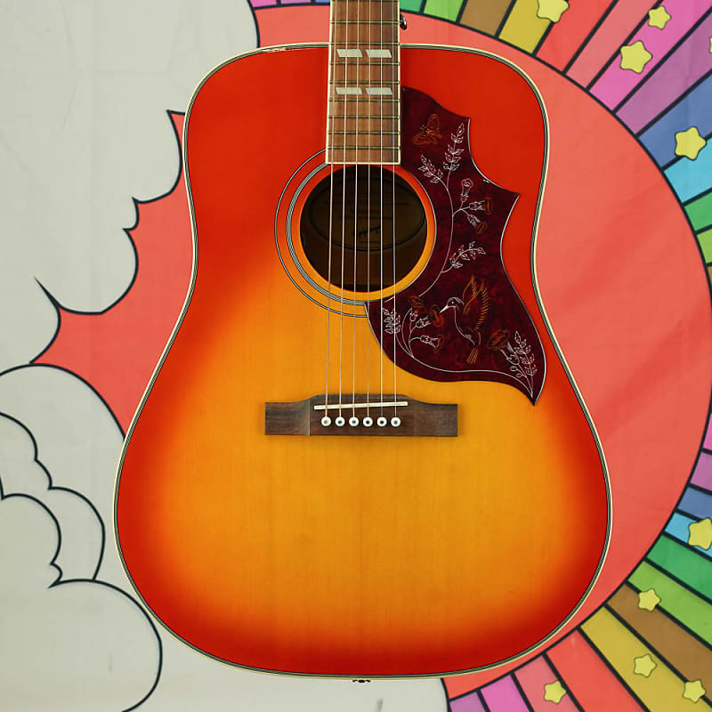 Epiphone Hummingbird PRO, Faded Cherry Burst image 1