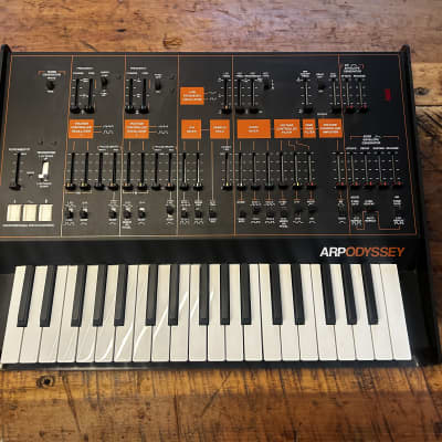 Korg ARP Odyssey Rev3 37-Slim Key Duophonic Analog Synthesizer 2015 - Present - Black/Orange