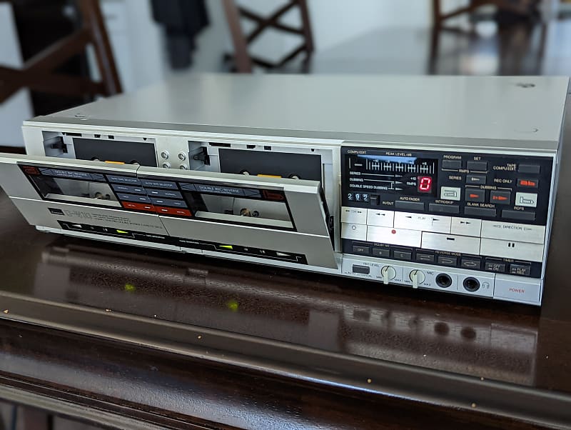 Sansui D-W10 Compu-Synchro Double Reverse Cassette Deck 1980s | Reverb