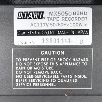 Otari MX5050 B2HD Reel to Reel 1/4” Tape 2 Channel Mastering Deck image 16