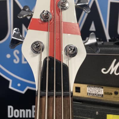 Rick Savage's, Def Leppard Washburn XB925 "St. George's Cross"5-String Bass Guitar PLUS Signed Touring Collection. Iconic! (#RS 5019) image 17