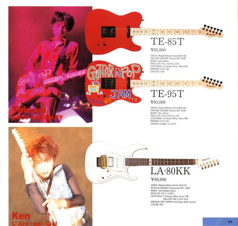 Fernandes TE-85T Takuya signature Telecaster 1995