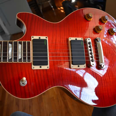 Gibson Les Paul Standard 2018, Lightweight, Blood Orange, EMG pickups, OHSC image 1