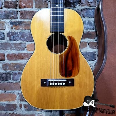 Super RARE: Harmony H165 Half Sized Mini Acoustic Guitar w/ OHSC (1950s - Natural) image 2