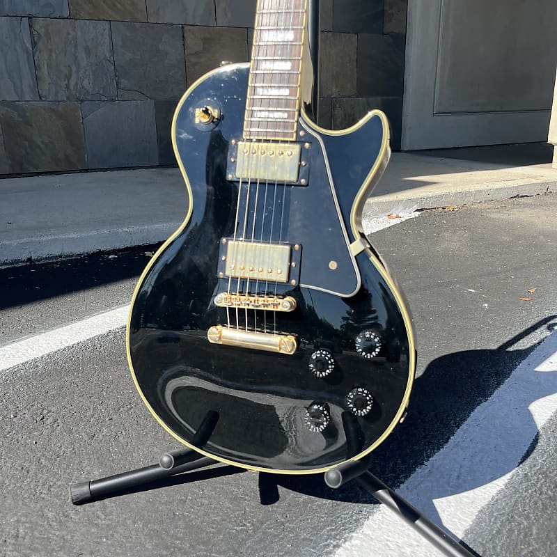 Epiphone Les Paul Custom Pro - ebony Single cut electric guitar