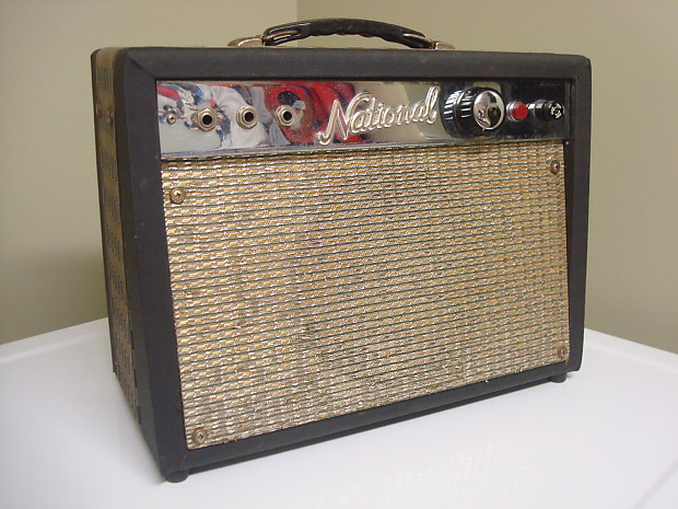Vintage 1960s National Model 1210 Valco made Guitar Amplifier