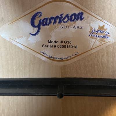 Garrison G30 All Solid Wood Made in Canada 2001 image 9