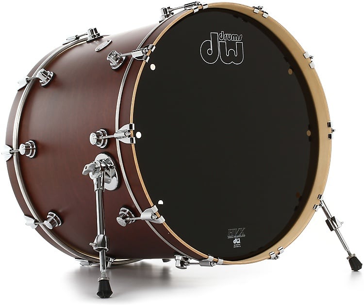 DW Performance Series Bass Drum - 18 x 22 inch - Tobacco Satin Oil image 1