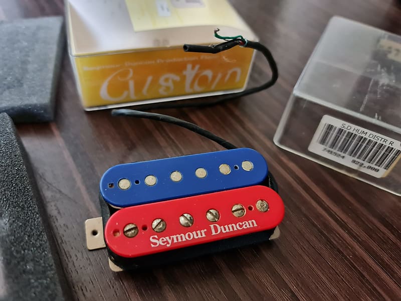 Seymour Duncan Distortion SH-6b Custom Shop USA Color Blue Red tb-6 sh-6  sh6 tb6 tb6b tb-6b dimarzio