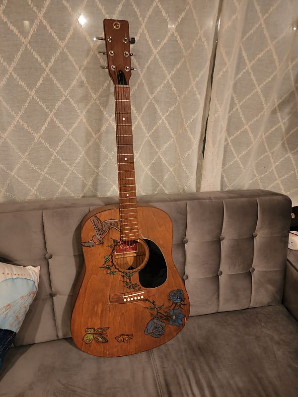 Minstrel Pre Godin Acoustic Guitar. Reverb