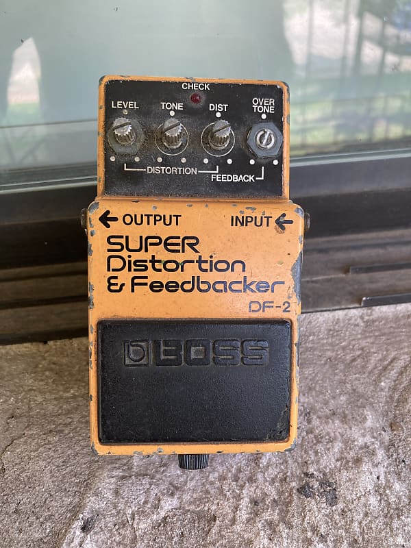 Boss DF-2 Super distortion feedbacker vintage, electric guitar