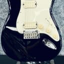Squier Standard Double Fat Stratocaster with Rosewood Fretboard 2001 - 2006 Black Metallic